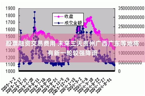 股票融资交易费用 未来三天贵州广西广东等地将有新一轮较强降雨