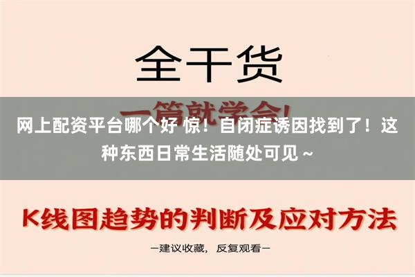 网上配资平台哪个好 惊！自闭症诱因找到了！这种东西日常生活随处可见～