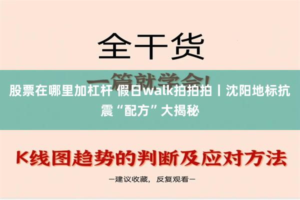 股票在哪里加杠杆 假日walk拍拍拍丨沈阳地标抗震“配方”大揭秘